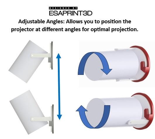 Soporte pared para proyector Samsung Freestyle